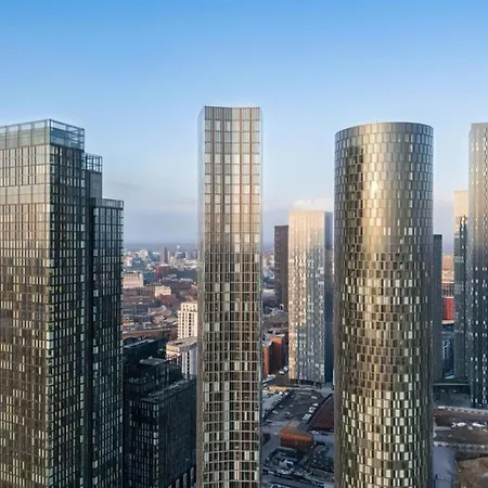 Luxury 2 Bed Penthouse With Stunning Views In Manchester City Centre Exterior photo